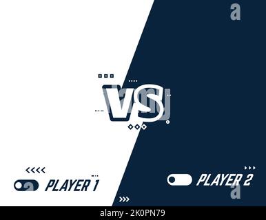 Versus vector template Stock Vector