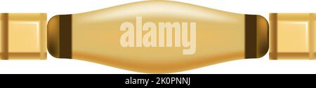Simple handle or knob for opening and closing Stock Vector