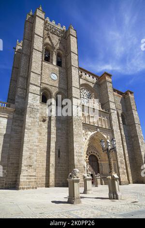 Cathedral of Avila, Spain. Stock Photo