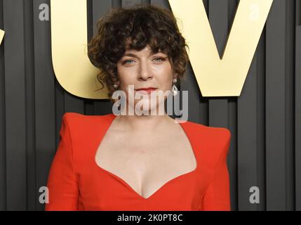 Jen Tullock arrives at the Apple TV+ Primetime Emmy Party held at Mother Wolf in Los Angeles, CA on Monday, ?September 12, 2022. (Photo By Sthanlee B. Mirador/Sipa USA) Stock Photo