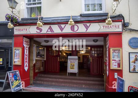 the small savoy theatre in the centre on monmouth monmouthshire, wales Stock Photo