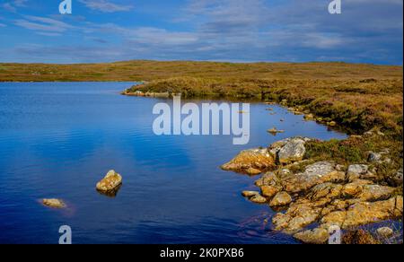 Loch Ronard on the Hebridean island of Coll, Scotland Stock Photo