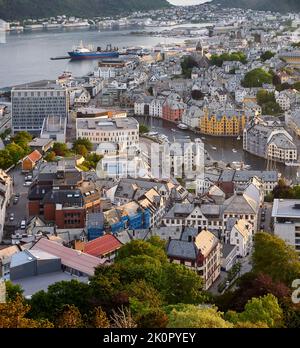 Views from around Ålesund, Norway. Stock Photo