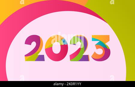 2023 design trends Stock Vector