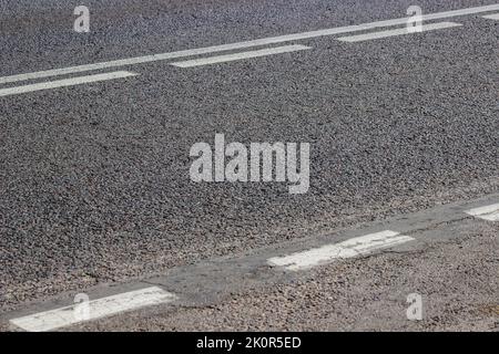 Asphalt road texture grey background Stock Photo