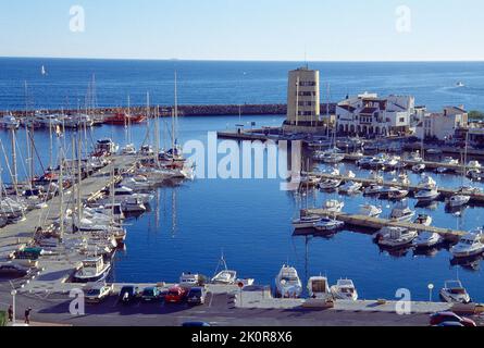 Marina. Aguadulce, Almeria province, Andalucia, Spain. Stock Photo