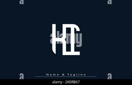 Alphabet letters Initials Monogram logo KI , IK Stock Vector