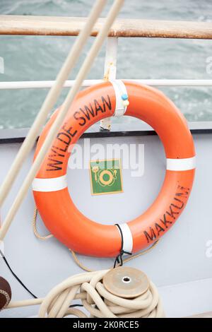 inside ships from Tall Ship Race 2022 event in Aalborg 2022 Stock Photo ...