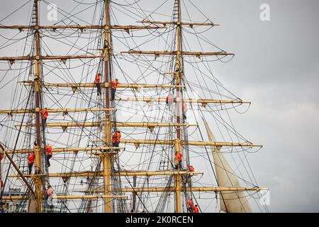 Amazing tall ships from Tall Ship Race 2022 event in Aalborg 2022 Stock ...