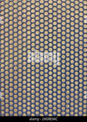 white dots on a blue background Stock Photo