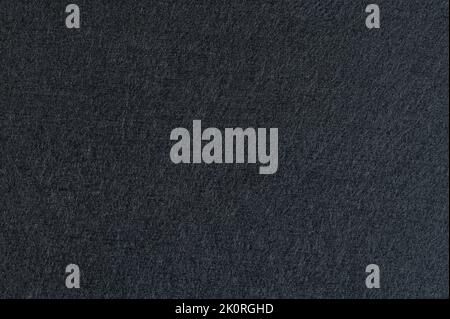 Dark gray cloth texture macro close up view Stock Photo