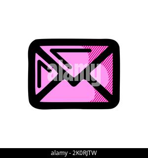 Open mail icon from Business Bicolor Set Stock Photo - Alamy