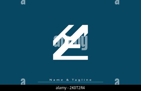 Alphabet letters Initials Monogram logo KE , EK Stock Vector