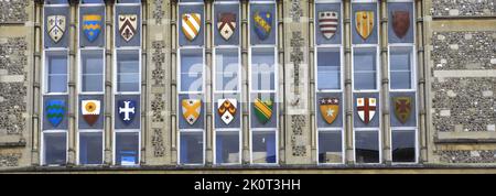 Exterior of the Guildhall, Winchester City, Hampshire County; England; Britain, UK Stock Photo