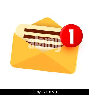 Send web icon isolated on white background. Message symbol for website ...