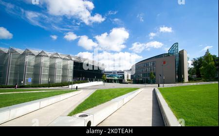 Zlin, Czech Republic - 09 10 2022 : Thomas Bata University (Univerzita Tomase Bati) Stock Photo