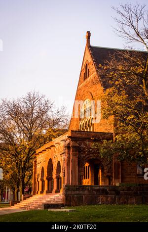 First Congregational Church of Detroit, Woodward Avenue, Detroit, Michigan, USA Stock Photo