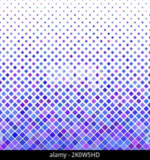 Geometric Diamond Square Half Tone Pink Purple Blue Pattern Stock Vector