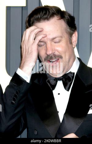 LOS ANGELES - SEP 12:  Jason Sudeikis at the Apple TV+ Primetime Emmy Party Red Carpet at Mother Wolf  on September 12, 2022 in Los Angeles, CA Stock Photo