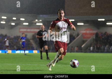 Merton, UK. 13th Sep, 2022. Louis Appr #9 of Northampton Town in action during the Sky Bet League 2 match AFC Wimbledon vs Northampton Town at Cherry Red Records Stadium, Merton, United Kingdom, 13th September 2022 (Photo by Carlton Myrie/News Images) in Merton, United Kingdom on 9/13/2022. (Photo by Carlton Myrie/News Images/Sipa USA) Credit: Sipa USA/Alamy Live News Stock Photo