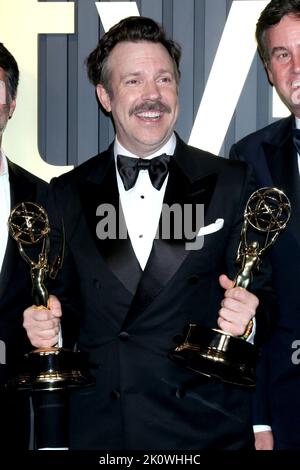 Los Angeles, CA. 12th Sep, 2022. Jason Sudeikis at arrivals for Apple TV  Primetime Emmys Party, Mother Wolf, Los Angeles, CA September 12, 2022. Credit: Priscilla Grant/Everett Collection/Alamy Live News Stock Photo