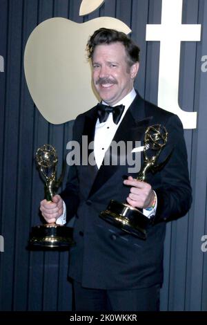 September 12, 2022, Los Angeles, CA, USA: LOS ANGELES - SEP 12:  Jason Sudeikis at the Apple TV+ Primetime Emmy Party Red Carpet at Mother Wolf  on September 12, 2022 in Los Angeles, CA (Credit Image: © Kay Blake/ZUMA Press Wire) Stock Photo