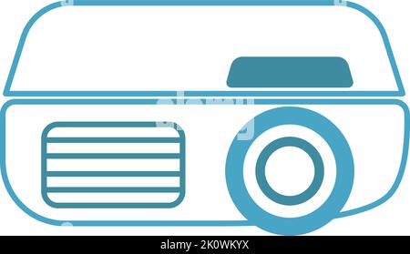 Projector icon design illustration template Stock Vector