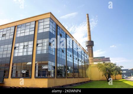 shoe last production, Fagus Factory built by Bauhaus archtect Walter  Gropius 1911; Alfeld, Lower Saxony, Germany, Europe, UNESCO heritage site  Stock Photo - Alamy