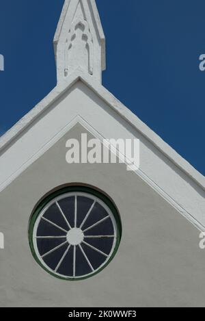 Bermuda Town of St. George St. Peter's Church Architecture Detail Stock Photo