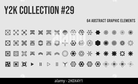 Collection of strange wireframes vector 3d geometric shapes, distortion Stock Vector