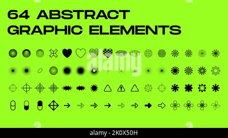 Collection of strange wireframes vector 3d geometric shapes, distortion Stock Vector