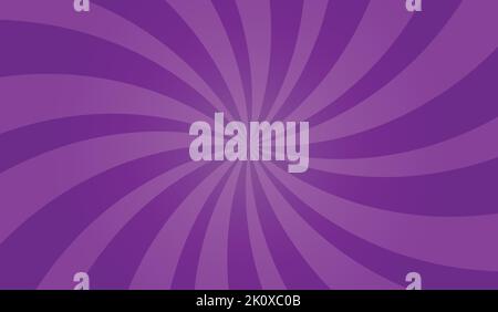 Purple retro starburst vector abstract background. Twisted radial illustration. Stock Vector