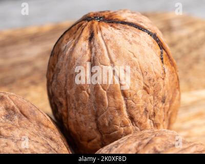 Close up of a big beautiful walnut Stock Photo