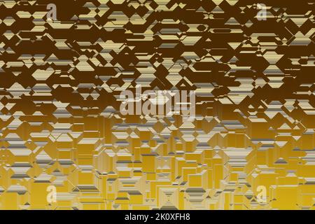 Luxury golden texture background. Pattern abstract golden background. 3d rendering. Stock Photo