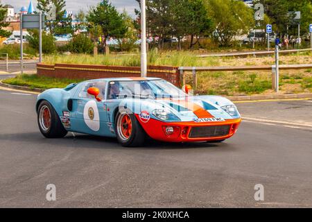 2019 Blue SOUTHERN GT GT40 MK1 5456 Petrol at the Southport Classic car and Speed event on the seafront promenade. UK Stock Photo