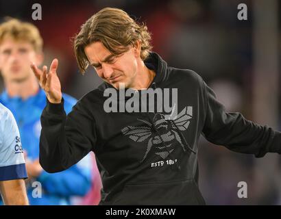 Thomas Frank Manager of Brentford. - Crystal Palace v Brentford ...