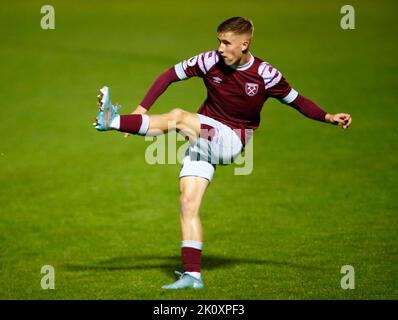 DAGENHAM ENGLAND - SEPTEMBER 13 :Regan Clayton of West Ham United and ...