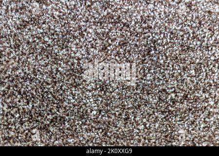 Brown carpet texture background closeup view Stock Photo