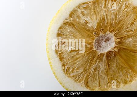 white grapefruit on a white background Stock Photo