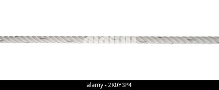 Rope isolated on white background. Include clipping path. Stock Photo