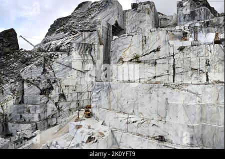 Carrara(Tuscany, Italy), marble quarries Stock Photo