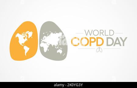 World COPD Day. (Chronic Obstructive Pulmonary Disease), Vector ...