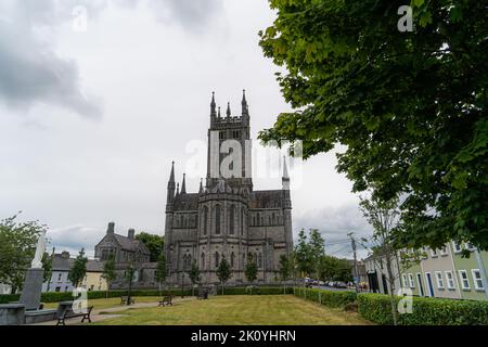 St Mary’s is the cathedral church of the Roman Catholic Diocese of Ossory. It is situated on James’s Street, Kilkenny, Ireland. Stock Photo