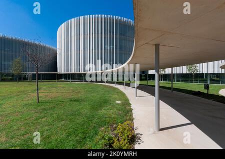 italy, Lombardy, Milan, SDA Bocconi Campus Designed by Kazuyo Sejima and Ryue Nishizawa of SANAA Studio Stock Photo