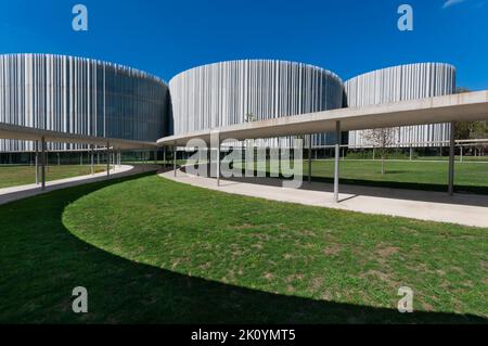 italy, Lombardy, Milan, SDA Bocconi Campus Designed by Kazuyo Sejima and Ryue Nishizawa of SANAA Studio Stock Photo