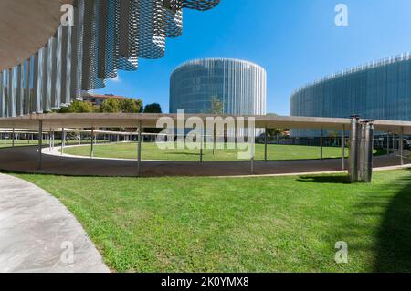 italy, Lombardy, Milan, SDA Bocconi Campus Designed by Kazuyo Sejima and Ryue Nishizawa of SANAA Studio Stock Photo