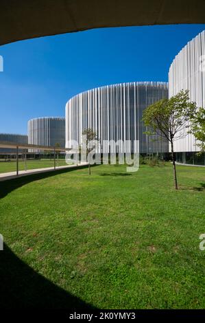 italy, Lombardy, Milan, SDA Bocconi Campus Designed by Kazuyo Sejima and Ryue Nishizawa of SANAA Studio Stock Photo