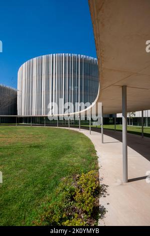 italy, Lombardy, Milan, SDA Bocconi Campus Designed by Kazuyo Sejima and Ryue Nishizawa of SANAA Studio Stock Photo