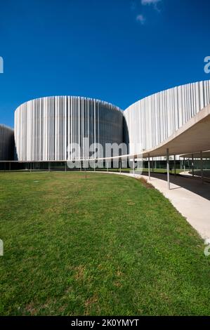 italy, Lombardy, Milan, SDA Bocconi Campus Designed by Kazuyo Sejima and Ryue Nishizawa of SANAA Studio Stock Photo