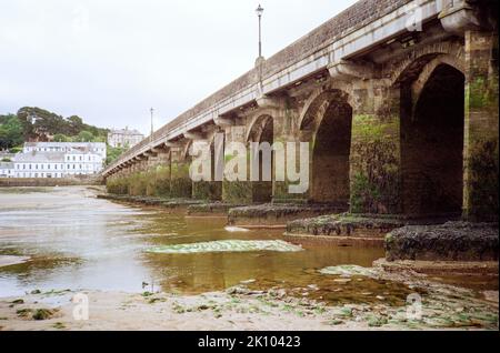 Bideford Long Bridge ,North Devon, England, united Kingdom. Stock Photo